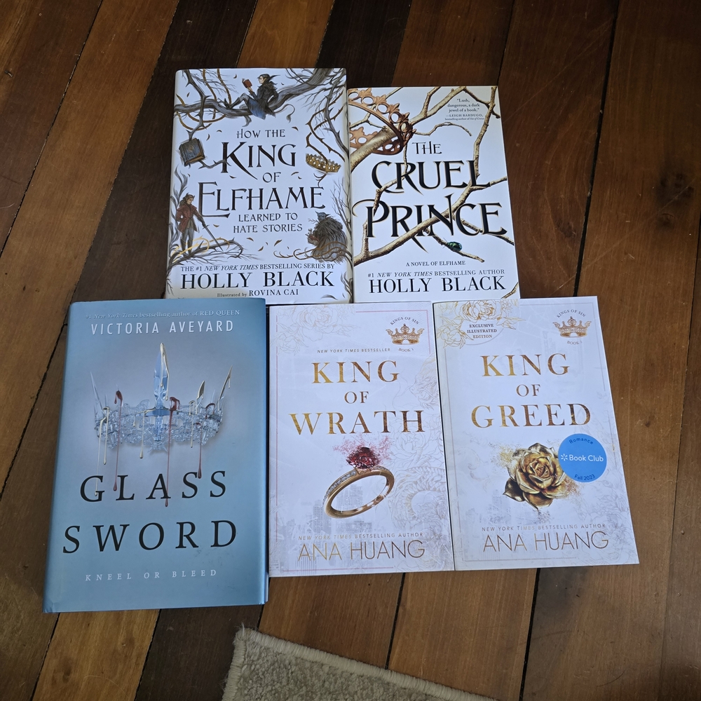 Fantasy Book Set - White and Gold Covers